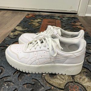 ASICS Japan S Women's Platform Shoes (White) (7.5)